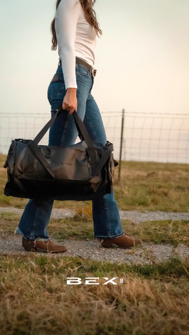 Instagram post with the caption: Every step, every stop—this duffle’s built for the ride.
#Bex...